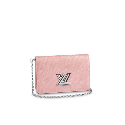 Louis Vuitton Twist Belt Chain Wallet M68559 M68560 Pink