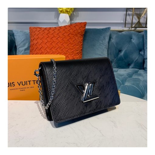 Louis Vuitton Twist Belt Chain Wallet M68559 M68560 Black - Image 3