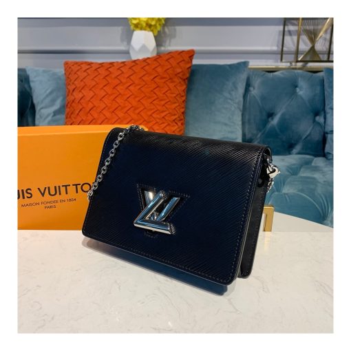 Louis Vuitton Twist Belt Chain Wallet M68559 M68560 Black - Image 4