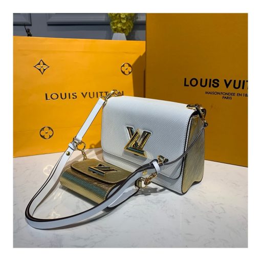 Louis Vuitton Twist MM And Twisty M55683 White/Gold - Image 3
