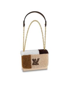 Louis Vuitton Twist MM M55450 In Leather and Shearling