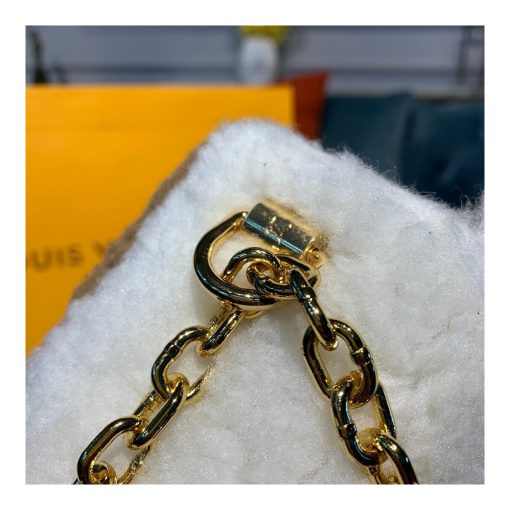 Louis Vuitton Twist MM M55450 In Leather and Shearling - Image 8