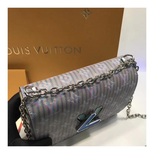 Louis Vuitton Twist MM M55480 Light Blue - Image 4