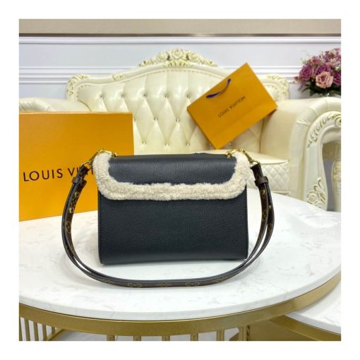 Louis Vuitton Twist MM M56976 In Leather and Shearling - Image 5