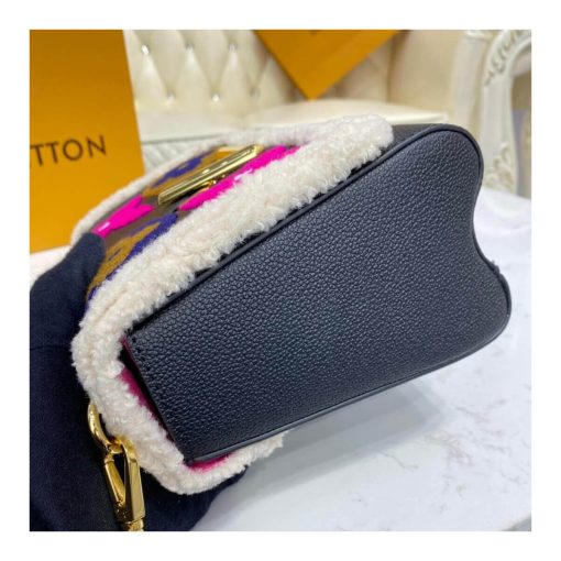 Louis Vuitton Twist MM M56976 In Leather and Shearling - Image 8