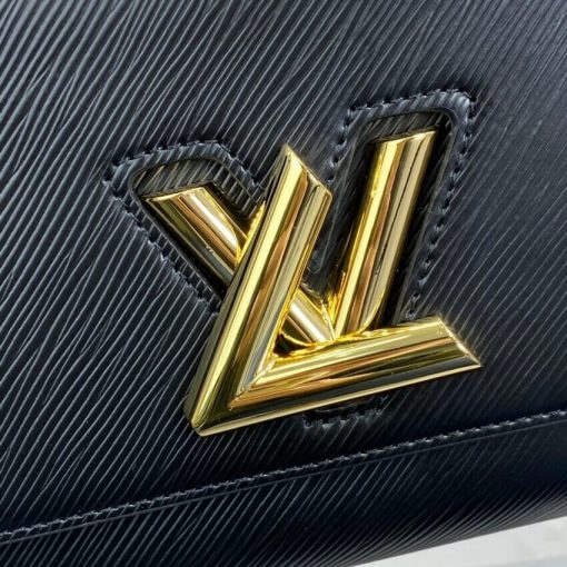 Louis Vuitton Twist MM M57505 M57506 Black - Image 11