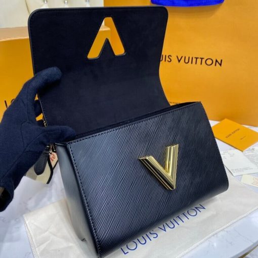 Louis Vuitton Twist MM M57505 M57506 Black - Image 14