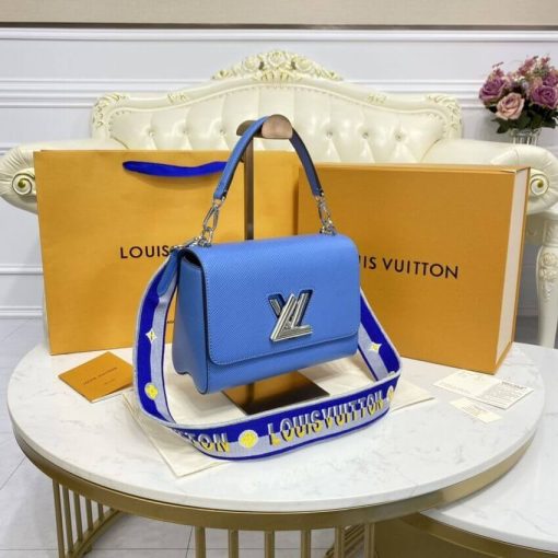Louis Vuitton Twist MM M57505 M57506 Blue - Image 4