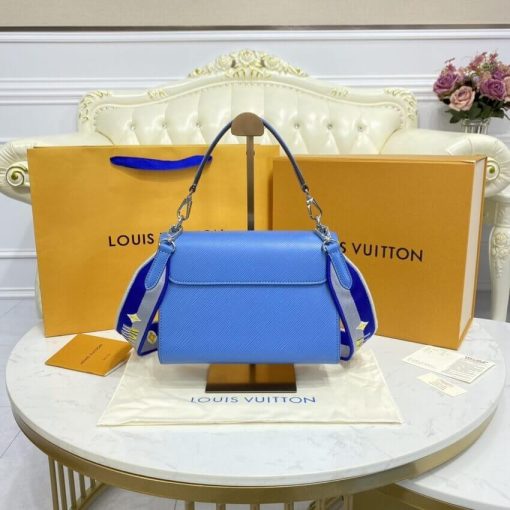 Louis Vuitton Twist MM M57505 M57506 Blue - Image 5