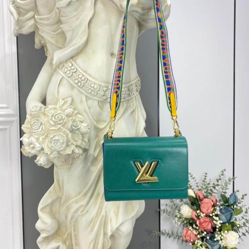 Louis Vuitton Twist MM M57505 M57506 Blue - Image 12