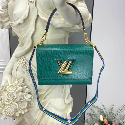 Louis Vuitton Twist MM M57505 M57506 Blue - Image 13
