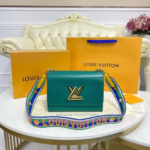 Louis Vuitton Twist MM M57505 M57506 Blue - Image 14