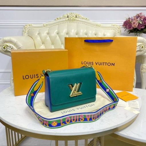 Louis Vuitton Twist MM M57505 M57506 Blue - Image 15
