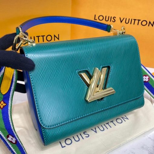 Louis Vuitton Twist MM M57505 M57506 Blue - Image 18