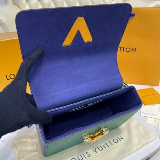 Louis Vuitton Twist MM M57505 M57506 Blue - Image 20