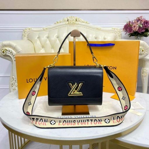 Louis Vuitton Twist MM M57505 M57506 Black - Image 5