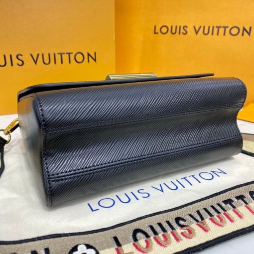 Louis Vuitton Twist MM M57505 M57506 Black - Image 8