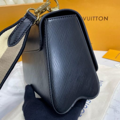 Louis Vuitton Twist MM M57505 M57506 Black - Image 10