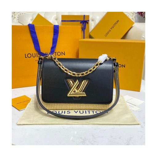 Louis Vuitton Twist MM M57647 Black - Image 3