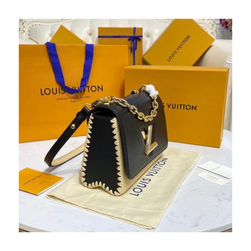 Louis Vuitton Twist MM M57647 Black - Image 4