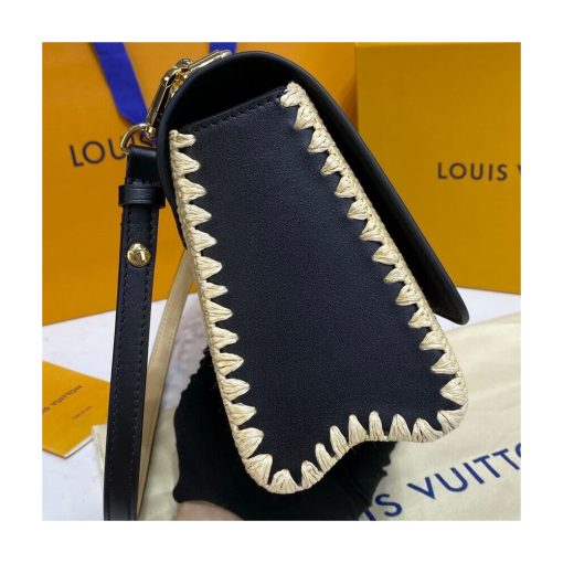 Louis Vuitton Twist MM M57647 Black - Image 7