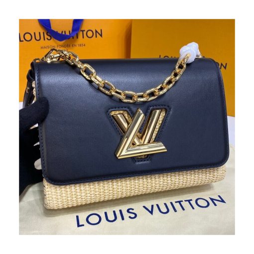 Louis Vuitton Twist MM M57647 Black - Image 8
