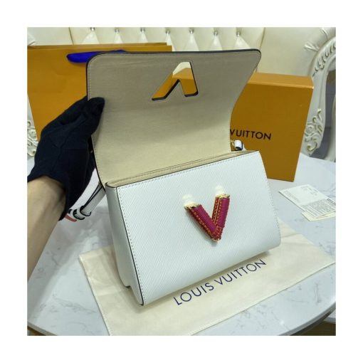 Louis Vuitton Twist MM M57666 M57667 White - Image 14