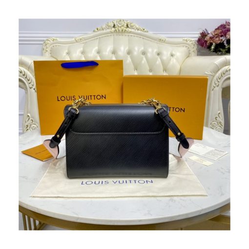 Louis Vuitton Twist MM M57666 M57667 Black - Image 5
