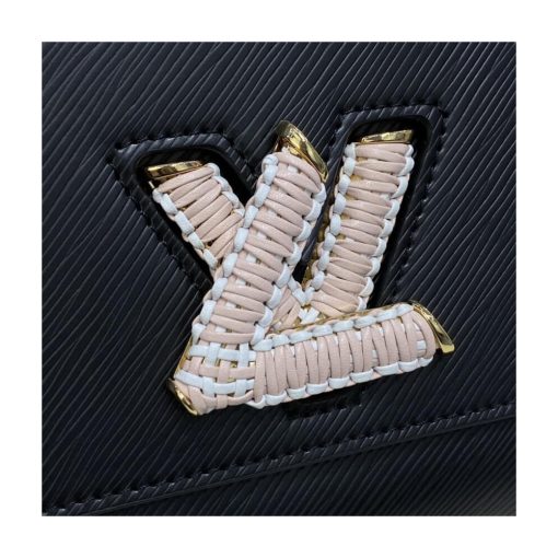 Louis Vuitton Twist MM M57666 M57667 Black - Image 8
