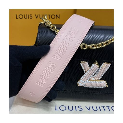 Louis Vuitton Twist MM M57666 M57667 Black - Image 9