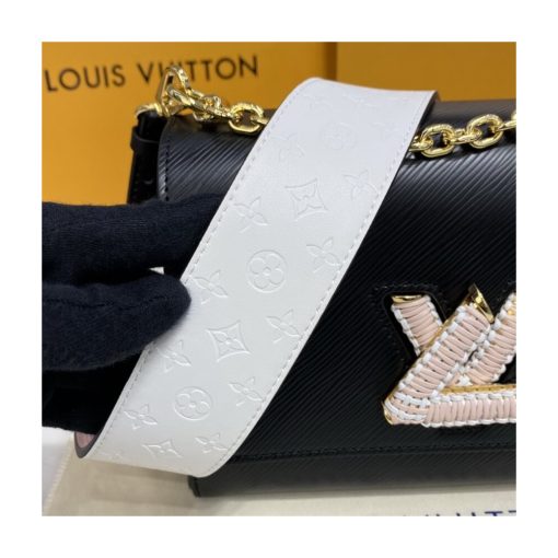 Louis Vuitton Twist MM M57666 M57667 Black - Image 10