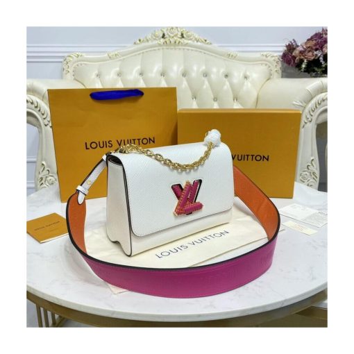 Louis Vuitton Twist MM M57666 M57667 White - Image 4