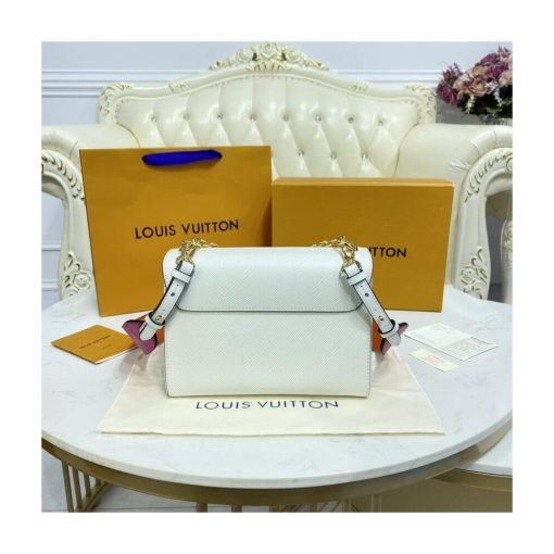 Louis Vuitton Twist MM M57666 M57667 White - Image 5