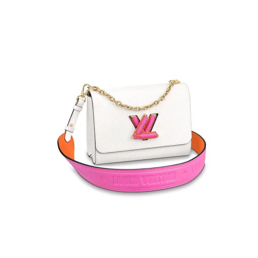 Louis Vuitton Twist MM M57666 M57667 White