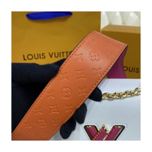 Louis Vuitton Twist MM M57666 M57667 White - Image 10