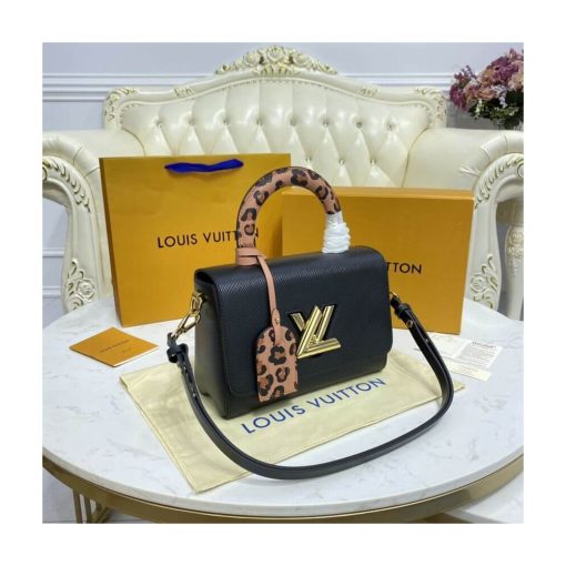 Louis Vuitton Twist MM M58568 M58689 Black - Image 4