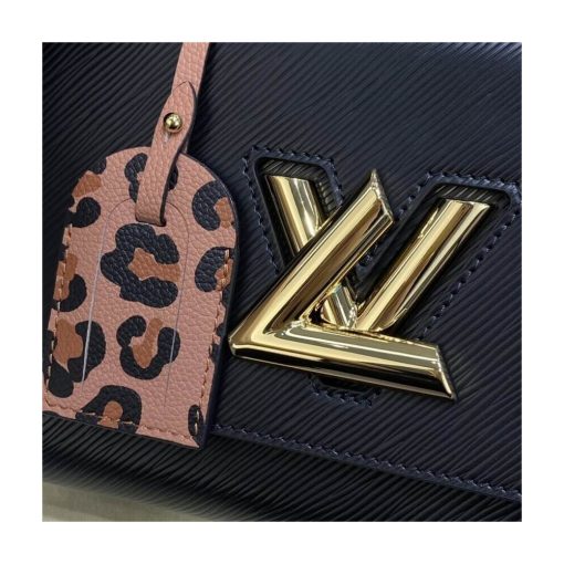 Louis Vuitton Twist MM M58568 M58689 Black - Image 8