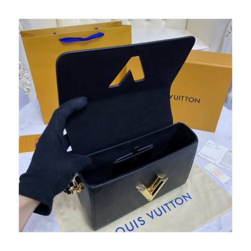 Louis Vuitton Twist MM M58568 M58689 Black - Image 12