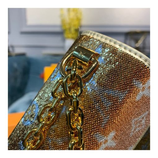 Louis Vuitton Twist MM with Gold Sequins M50282 - Image 6