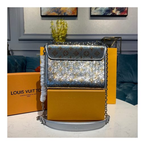 Louis Vuitton Twist MM with Silver Sequins M50282 - Image 2