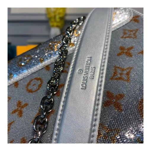 Louis Vuitton Twist MM with Silver Sequins M50282 - Image 7