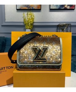 Louis Vuitton Twist PM with Gold Sequins M55842
