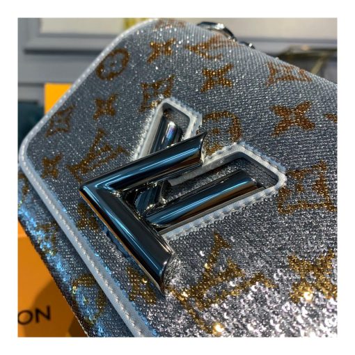 Louis Vuitton Twist PM with Silver Sequins M55842 - Image 5