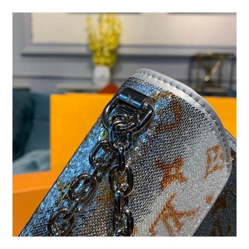 Louis Vuitton Twist PM with Silver Sequins M55842 - Image 6