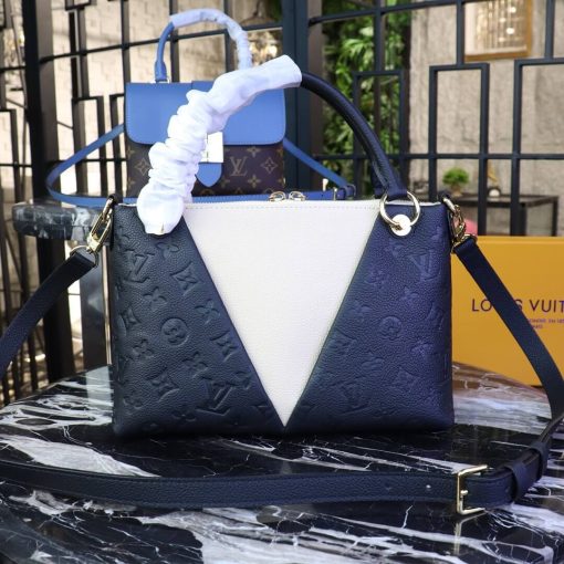 Louis Vuitton V Tote BB M44845 M44418 M44419 M44937 Blue - Image 3