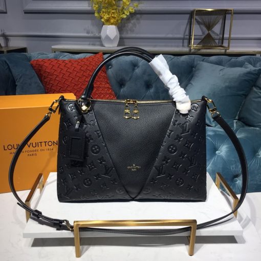 Louis Vuitton V Tote MM M44422 M44397 M44421 Black - Image 2