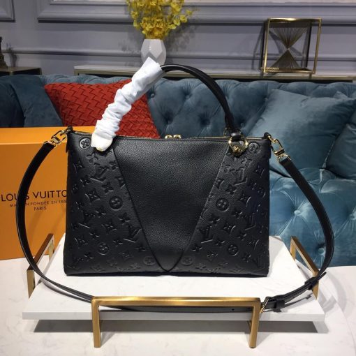 Louis Vuitton V Tote MM M44422 M44397 M44421 Black - Image 4