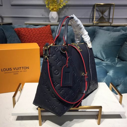 Louis Vuitton V Tote MM M44422 M44397 M44421 Navy Blue - Image 3