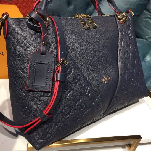 Louis Vuitton V Tote MM M44422 M44397 M44421 Navy Blue - Image 5