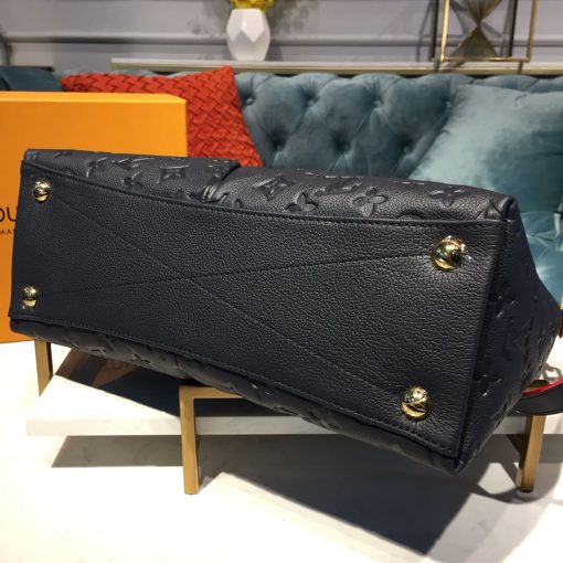 Louis Vuitton V Tote MM M44422 M44397 M44421 Navy Blue - Image 7